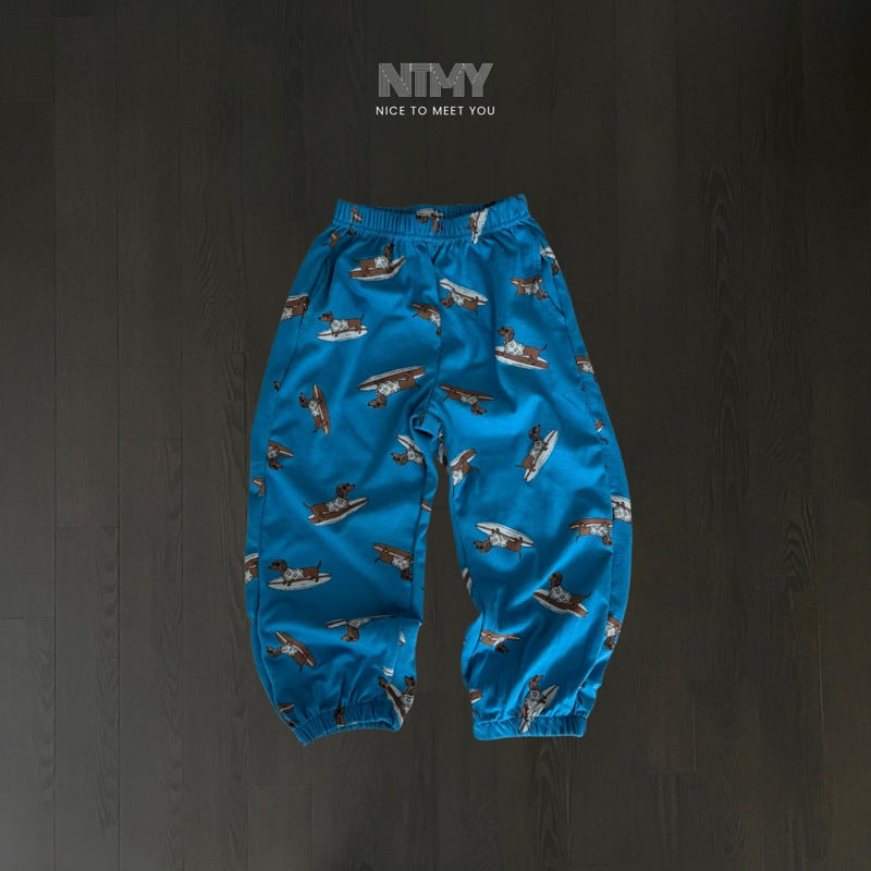 Nice To Meet You - Korean Children Fashion - #minifashionista - Surfing Jogger Pants - 4