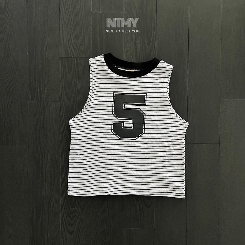 Nice To Meet You - Korean Children Fashion - #prettylittlegirls - Five Stripe Sleeveless - 3