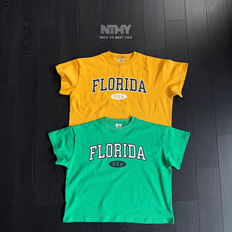 Nice To Meet You - Korean Children Fashion - #prettylittlegirls - Florida Tee - 2