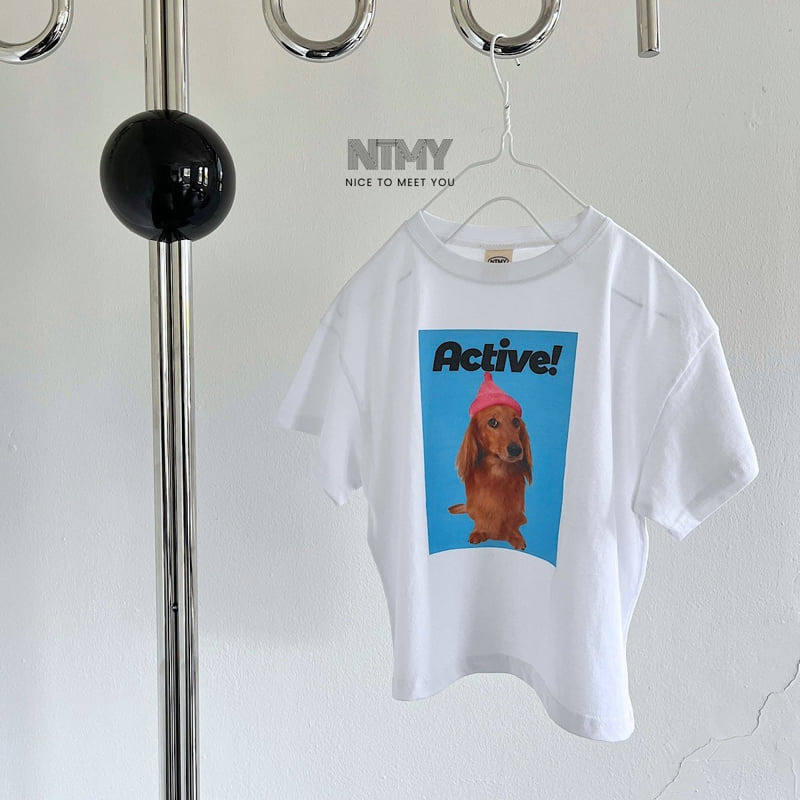 Nice To Meet You - Korean Children Fashion - #prettylittlegirls - Beanie Dog Tee - 7
