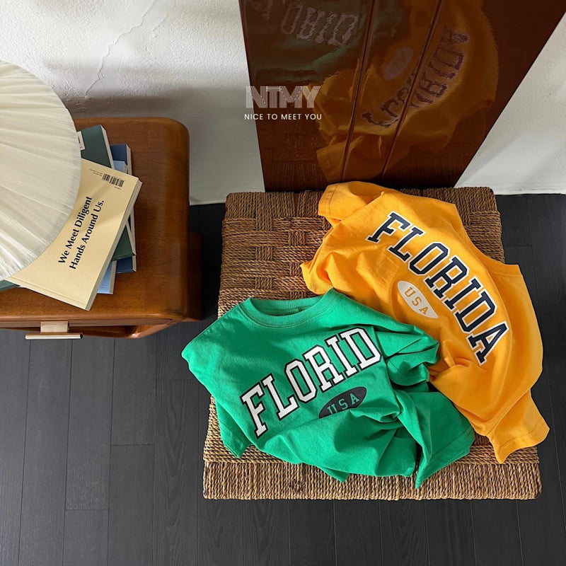 Nice To Meet You - Korean Children Fashion - #stylishchildhood - Florida Tee - 5