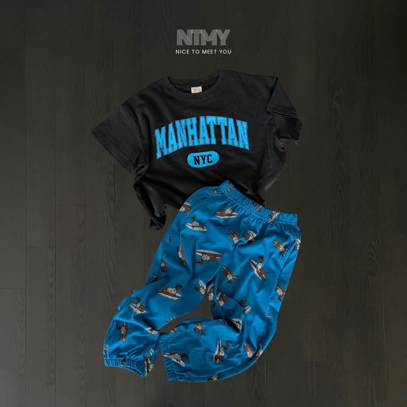 Nice To Meet You - Korean Children Fashion - #toddlerclothing - Manhattan Tee - 4