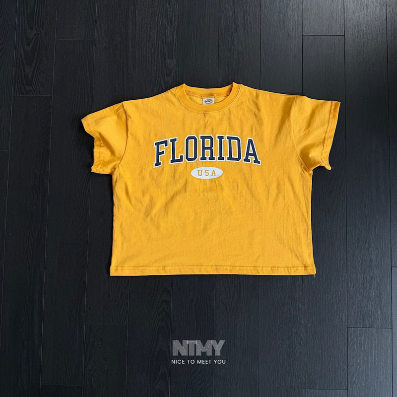 Nice To Meet You - Korean Children Fashion - #todddlerfashion - Florida Tee - 3