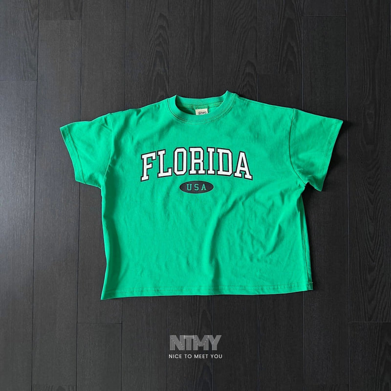 Nice To Meet You - Korean Children Fashion - #todddlerfashion - Florida Tee - 4