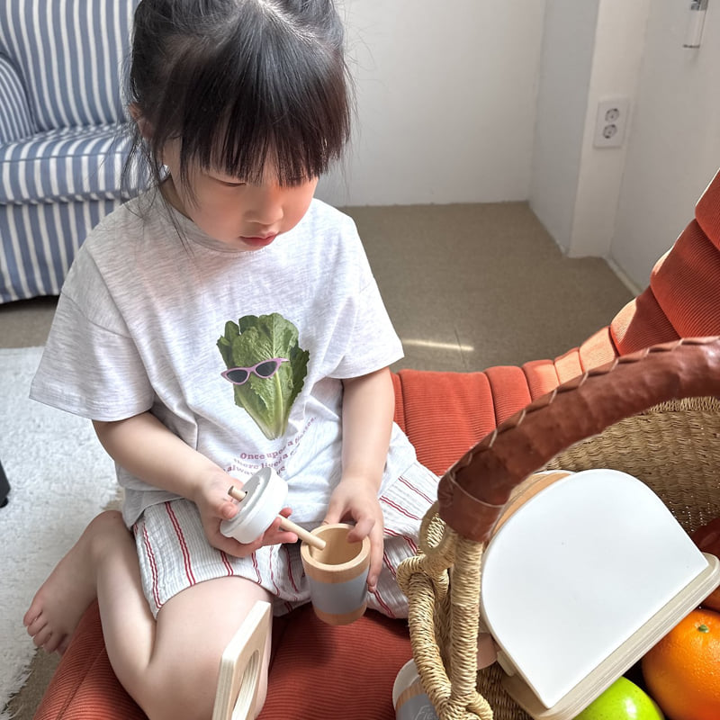 Night Bebe - Korean Children Fashion - #childofig - Sun Cabbage Tee - 6