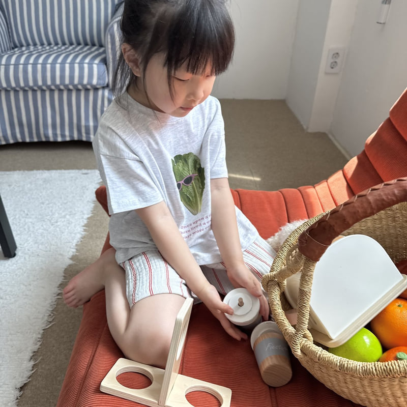 Night Bebe - Korean Children Fashion - #childrensboutique - Sun Cabbage Tee - 7