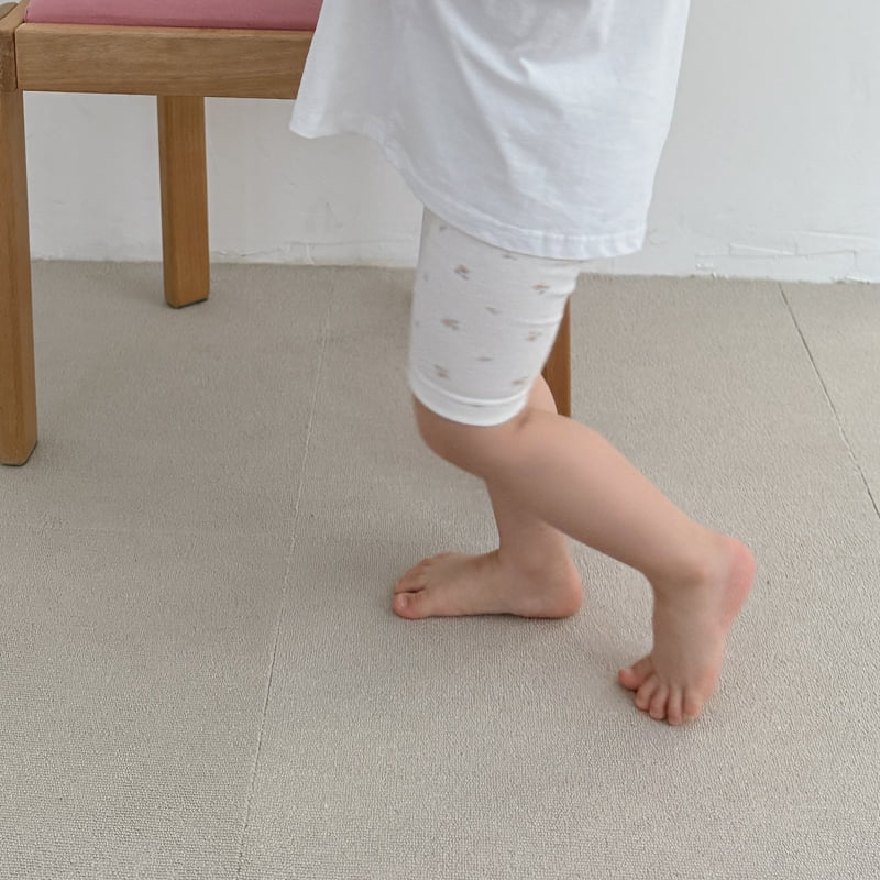 Night Bebe - Korean Children Fashion - #childofig - Peach Leggings - 4