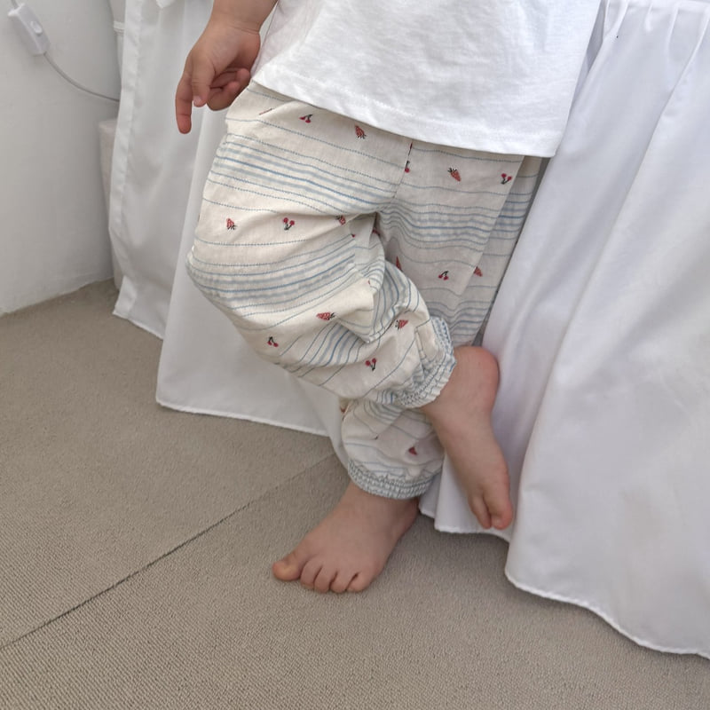 Night Bebe - Korean Children Fashion - #designkidswear - Fruity Jogger Pants - 6