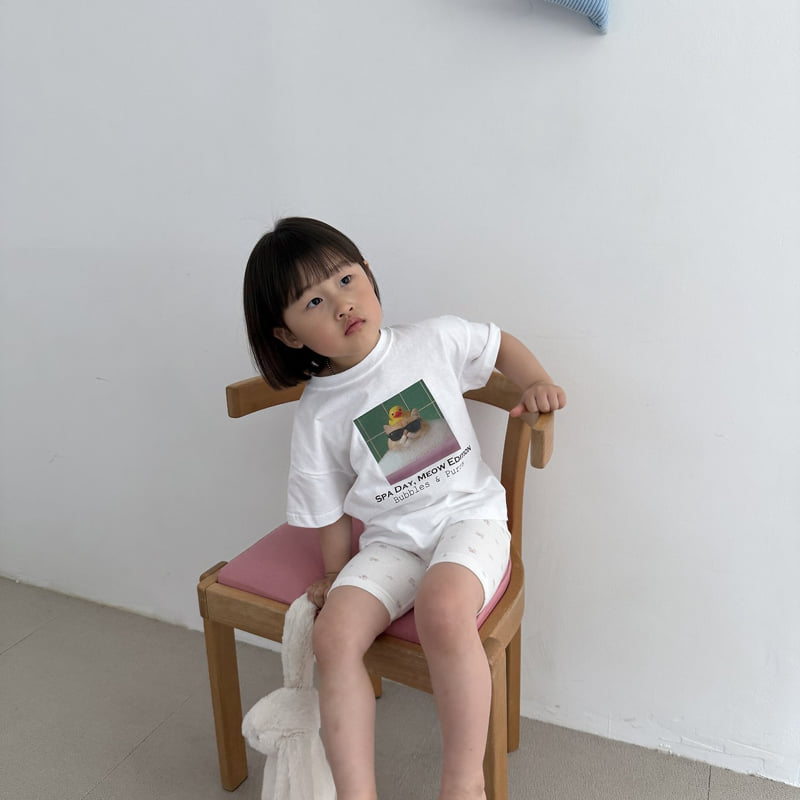 Night Bebe - Korean Children Fashion - #discoveringself - Spa Cat Tee - 8