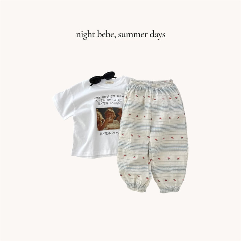 Night Bebe - Korean Children Fashion - #fashionkids - Playing Tee - 11