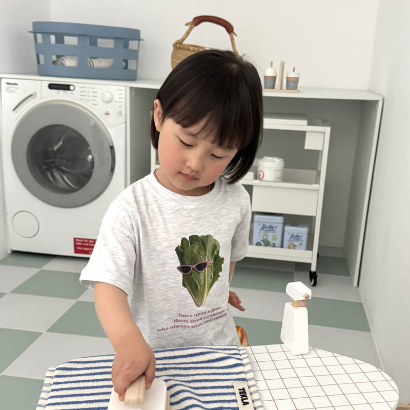 Night Bebe - Korean Children Fashion - #fashionkids - Sun Cabbage Tee - 10