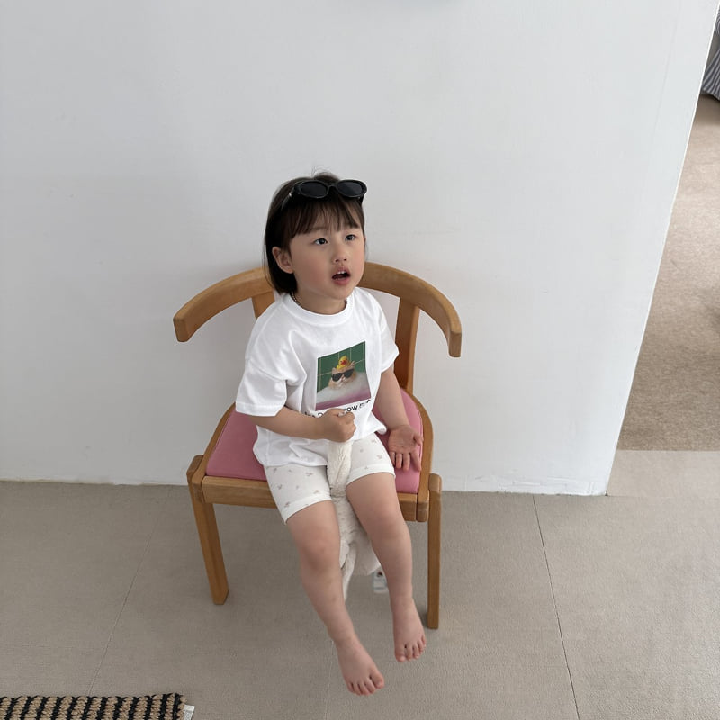 Night Bebe - Korean Children Fashion - #kidsshorts - Spa Cat Tee - 10