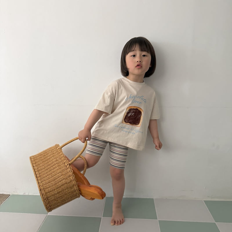 Night Bebe - Korean Children Fashion - #kidsshorts - Choco Jam Tee - 7