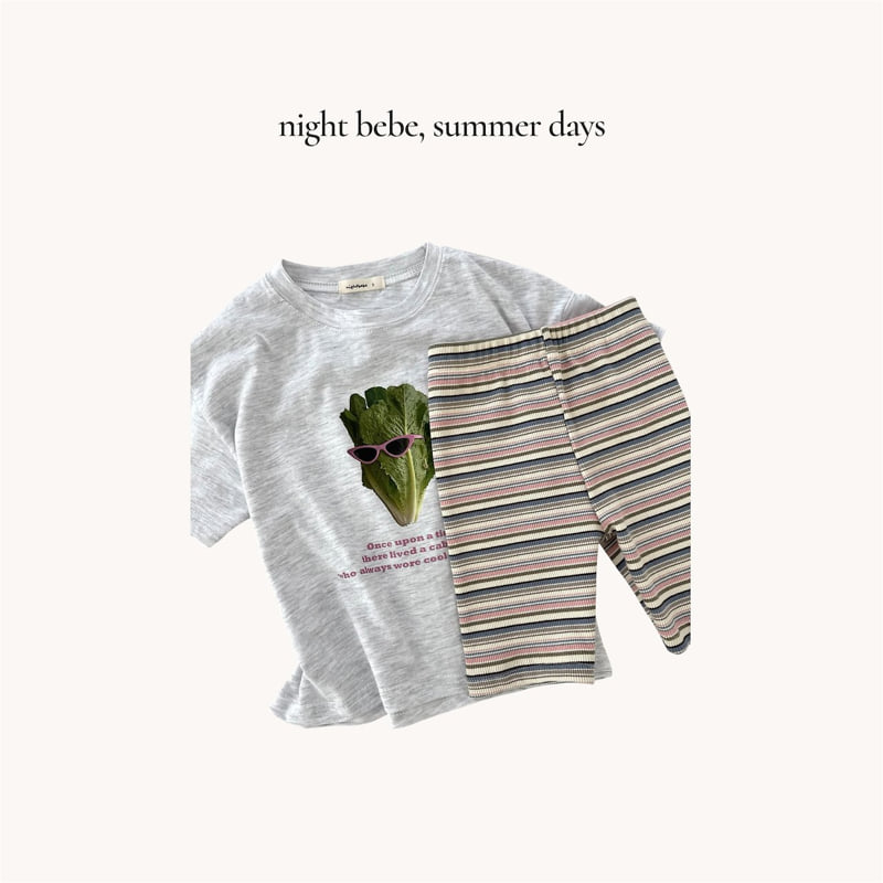 Night Bebe - Korean Children Fashion - #kidsstore - Sun Cabbage Tee - 12