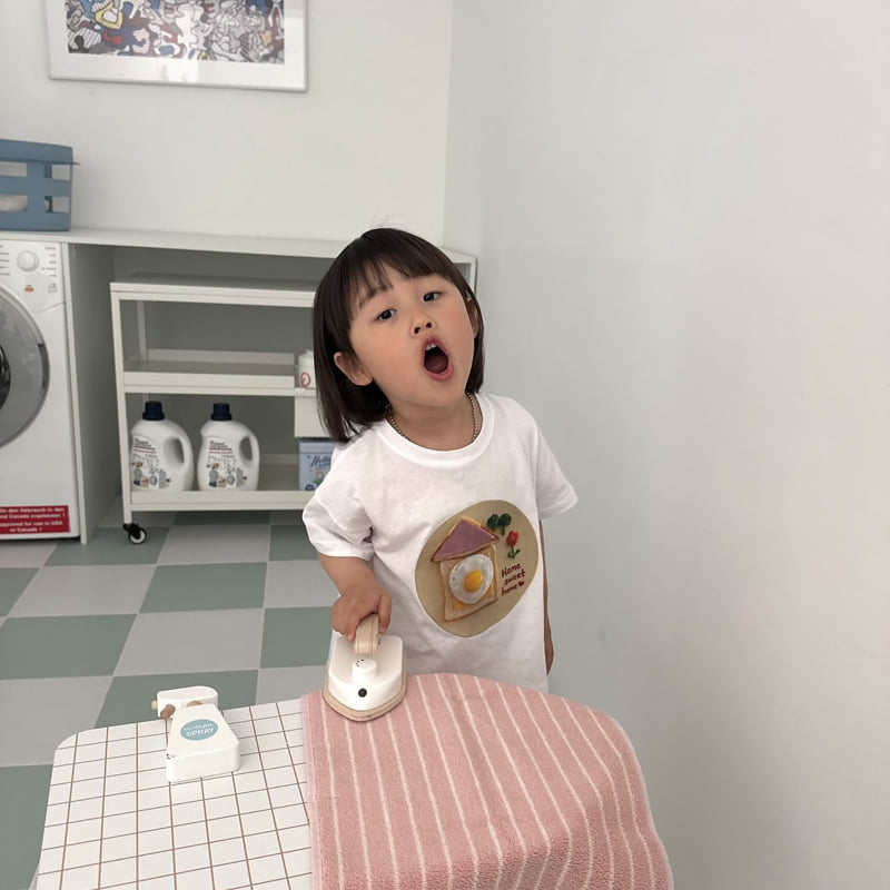 Night Bebe - Korean Children Fashion - #kidsstore - Home Sweet Home Tee - 3