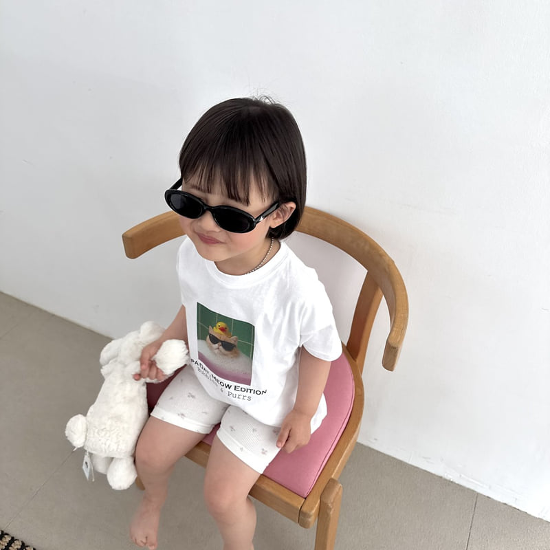 Night Bebe - Korean Children Fashion - #kidzfashiontrend - Spa Cat Tee - 12