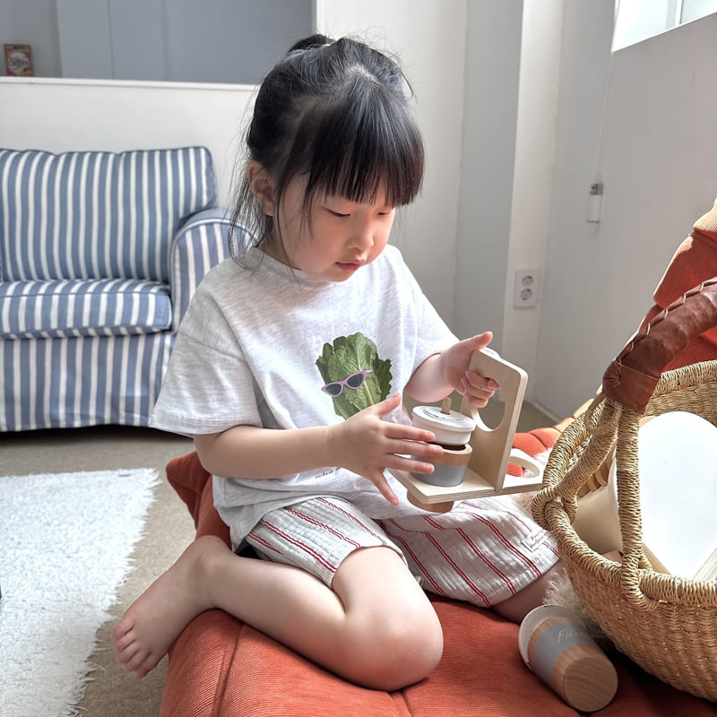 Night Bebe - Korean Children Fashion - #littlefashionista - Striped Pants - 10