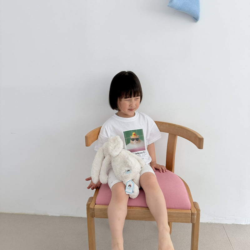 Night Bebe - Korean Children Fashion - #minifashionista - Spa Cat Tee - 2