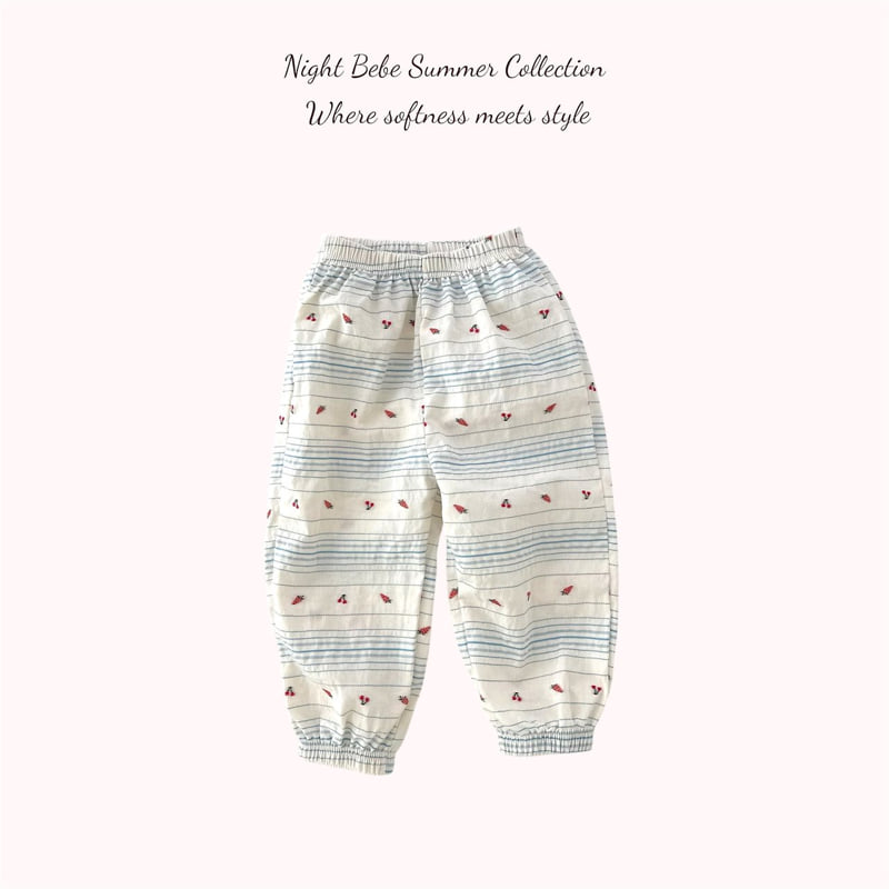 Night Bebe - Korean Children Fashion - #minifashionista - Fruity Jogger Pants