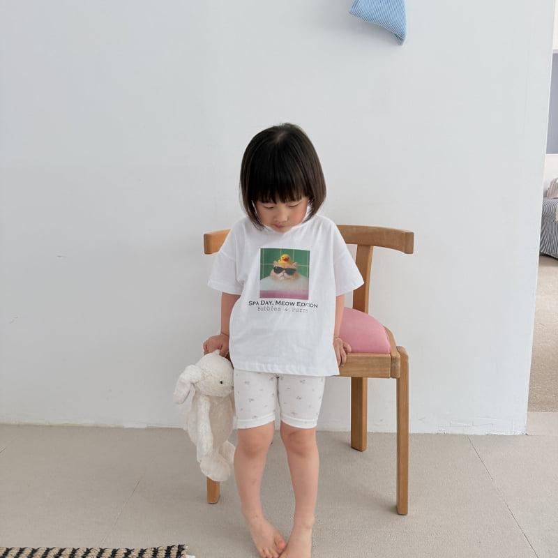 Night Bebe - Korean Children Fashion - #prettylittlegirls - Spa Cat Tee - 3