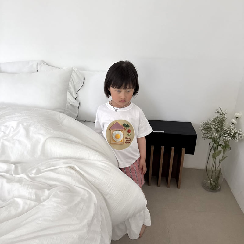 Night Bebe - Korean Children Fashion - #prettylittlegirls - Home Sweet Home Tee - 9