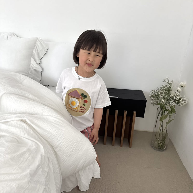 Night Bebe - Korean Children Fashion - #todddlerfashion - Home Sweet Home Tee - 10
