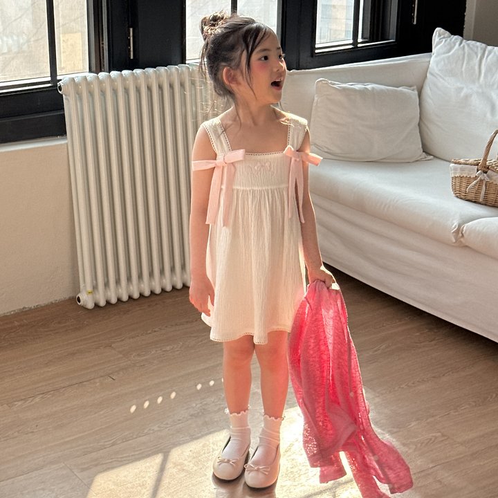 Ninibello - Korean Children Fashion - #childofig - Pure Ribbon One-piece - 12