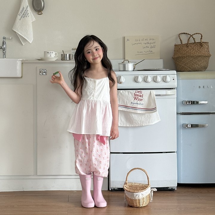 Ninibello - Korean Children Fashion - #childofig - Milk Sleeveless Blouse - 5