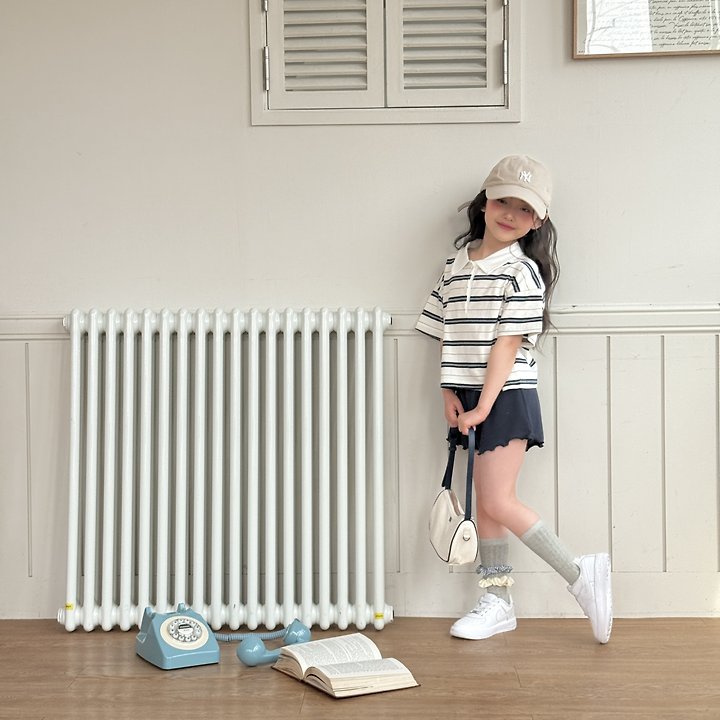 Ninibello - Korean Children Fashion - #childofig - Poki Collar Tee - 10