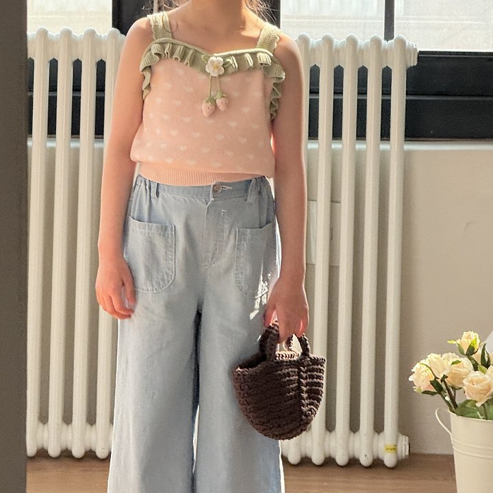 Ninibello - Korean Children Fashion - #childrensboutique - Ade Denim Pants - 7