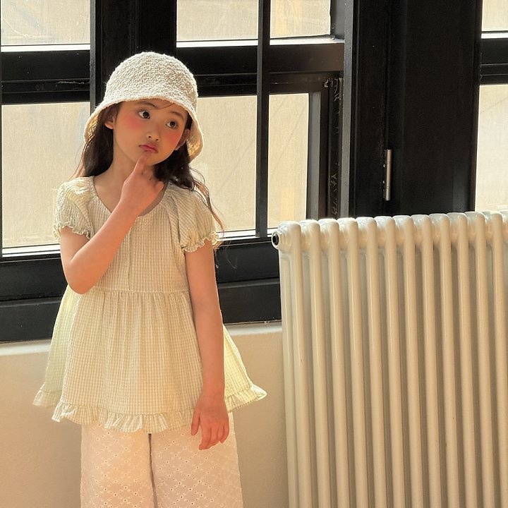 Ninibello - Korean Children Fashion - #childrensboutique - Mori Punching Eyelet Pants - 6