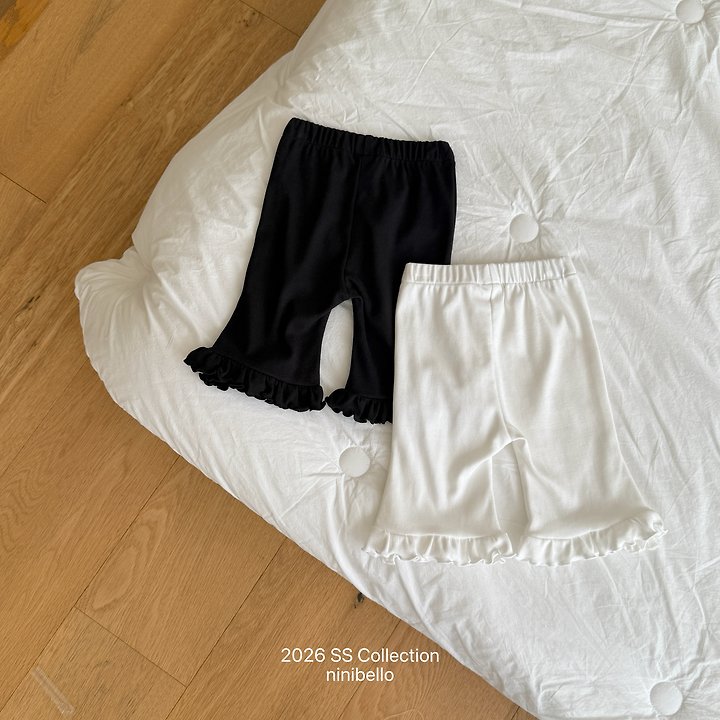 Ninibello - Korean Children Fashion - #childrensboutique - Capri Frill Pants