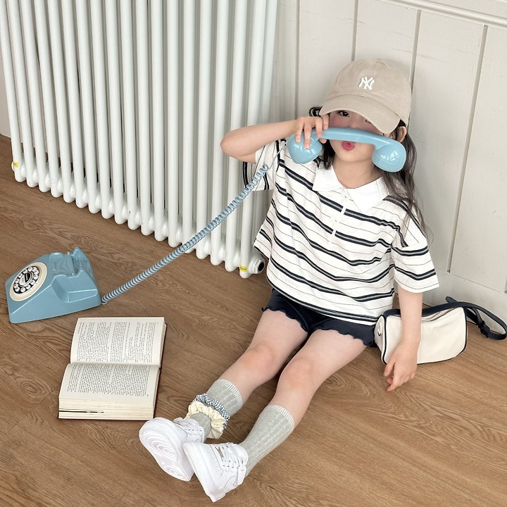 Ninibello - Korean Children Fashion - #childrensboutique - Poki Collar Tee - 11