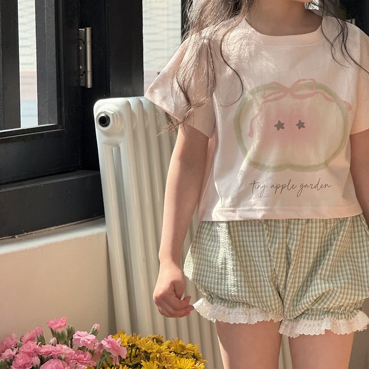 Ninibello - Korean Children Fashion - #childrensboutique - Apple Pony Crop Tee - 10