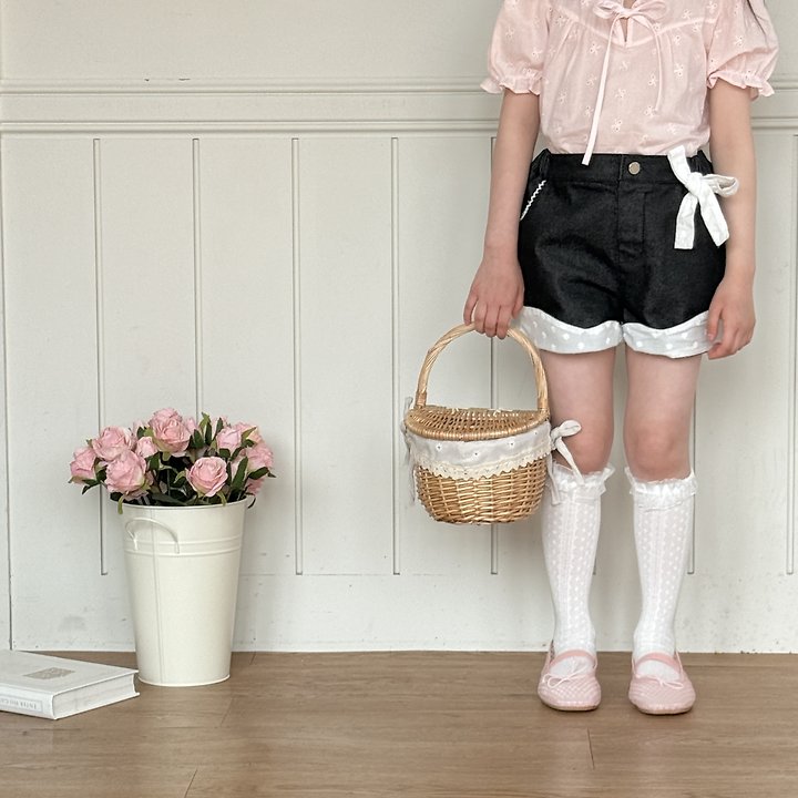 Ninibello - Korean Children Fashion - #designkidswear - Love It Half Denim Pants - 7