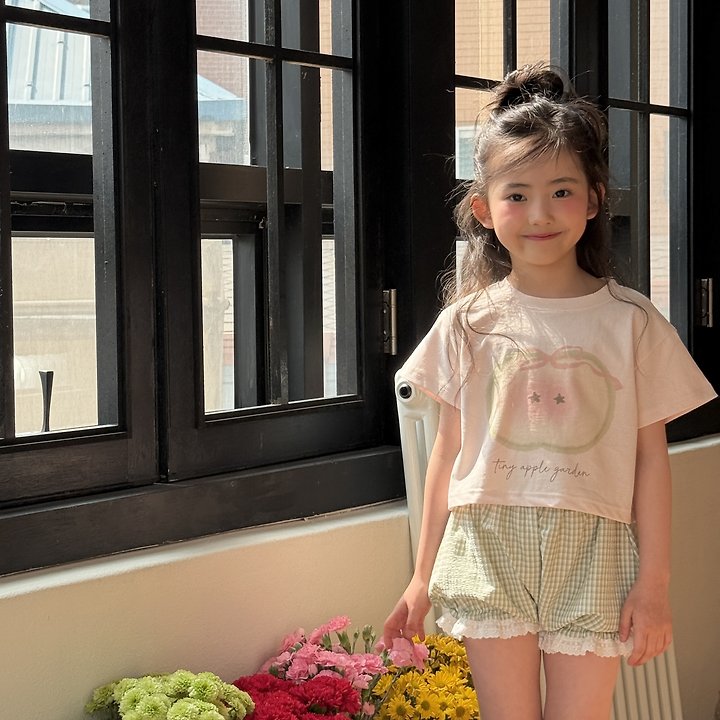 Ninibello - Korean Children Fashion - #designkidswear - Apple Pony Crop Tee - 11