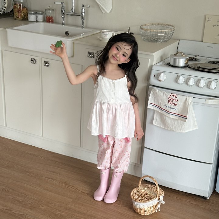 Ninibello - Korean Children Fashion - #discoveringself - Milk Sleeveless Blouse - 9
