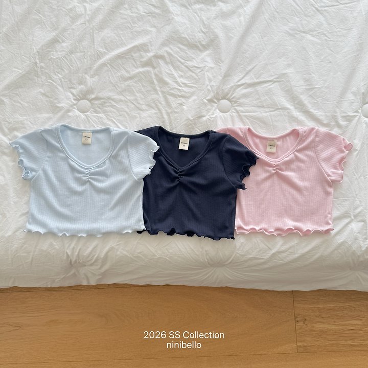 Ninibello - Korean Children Fashion - #discoveringself - Mellow Eyelet Tee - 3