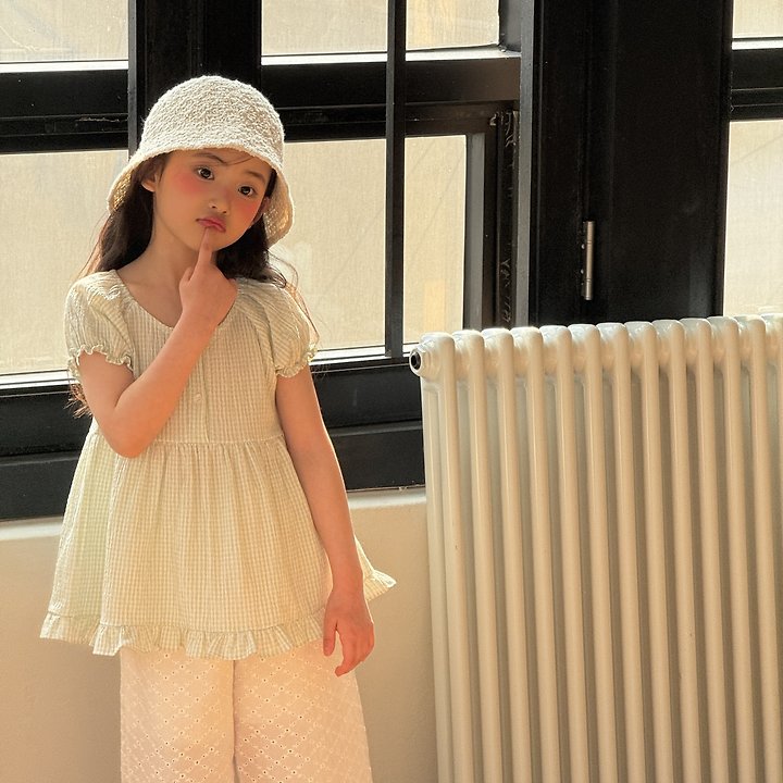 Ninibello - Korean Children Fashion - #fashionkids - Mori Punching Eyelet Pants - 9