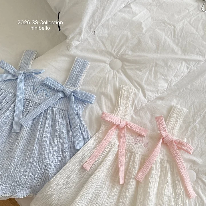 Ninibello - Korean Children Fashion - #fashionkids - Pure Ribbon One-piece - 3