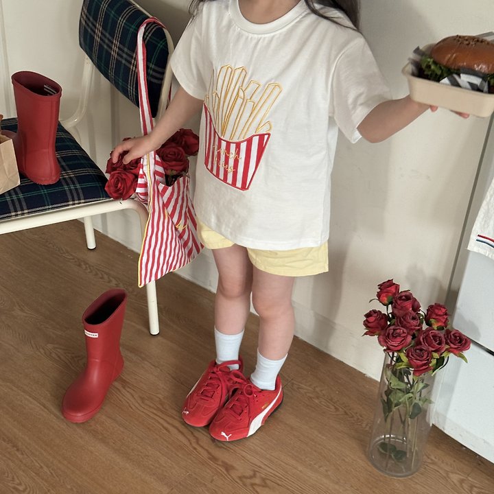 Ninibello - Korean Children Fashion - #fashionkids - French Fries Tee - 12