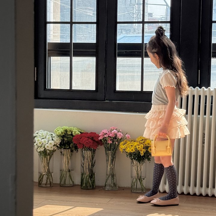 Ninibello - Korean Children Fashion - #kidsshorts - Dot Heart Punching Knee Socks - 5