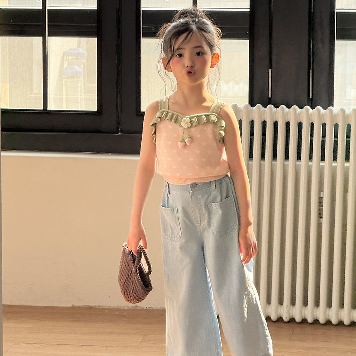 Ninibello - Korean Children Fashion - #kidsshorts - Ade Denim Pants - 11