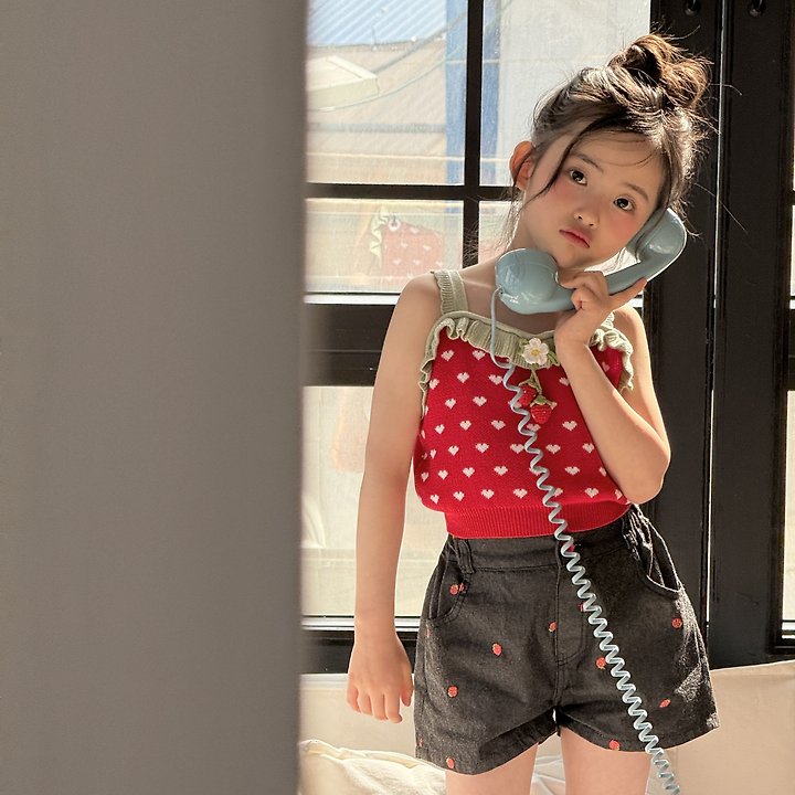 Ninibello - Korean Children Fashion - #kidsshorts - Berry Garden Pants - 9