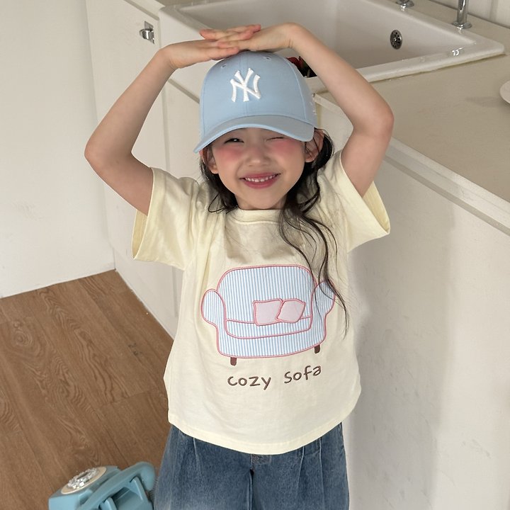 Ninibello - Korean Children Fashion - #kidsshorts - Cozy Sofa Tee - 12