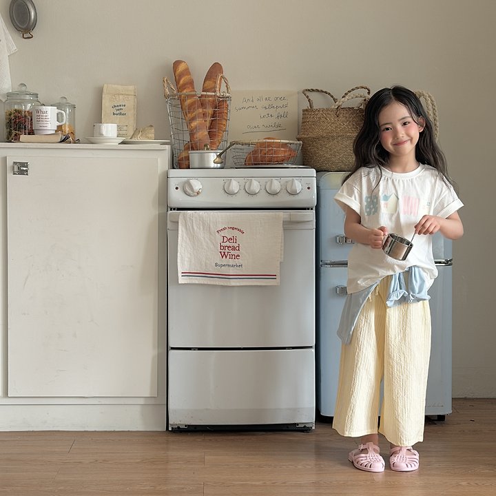 Ninibello - Korean Children Fashion - #kidsshorts - Pastel Home Tee - 8
