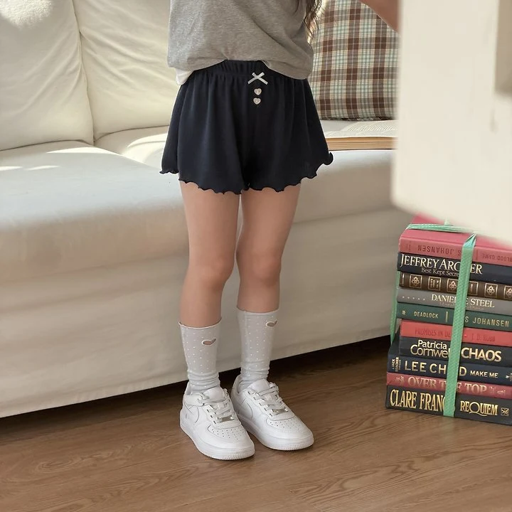 Ninibello - Korean Children Fashion - #kidsshorts - Mellow Eyelet Pants - 6