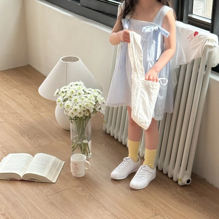 Ninibello - Korean Children Fashion - #kidsstore - Pure Ribbon One-piece - 5