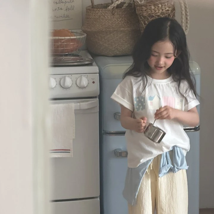 Ninibello - Korean Children Fashion - #kidsstore - Pastel Home Tee - 9
