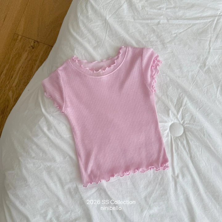 Ninibello - Korean Children Fashion - #kidsstore - Soft Inner Frill Tee - 3